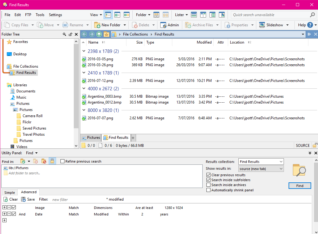 Directory Opus screenshot