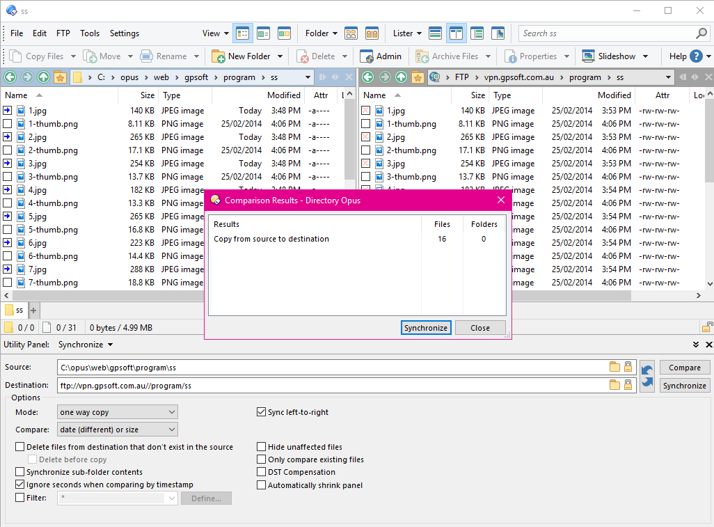 Directory Opus screenshot
