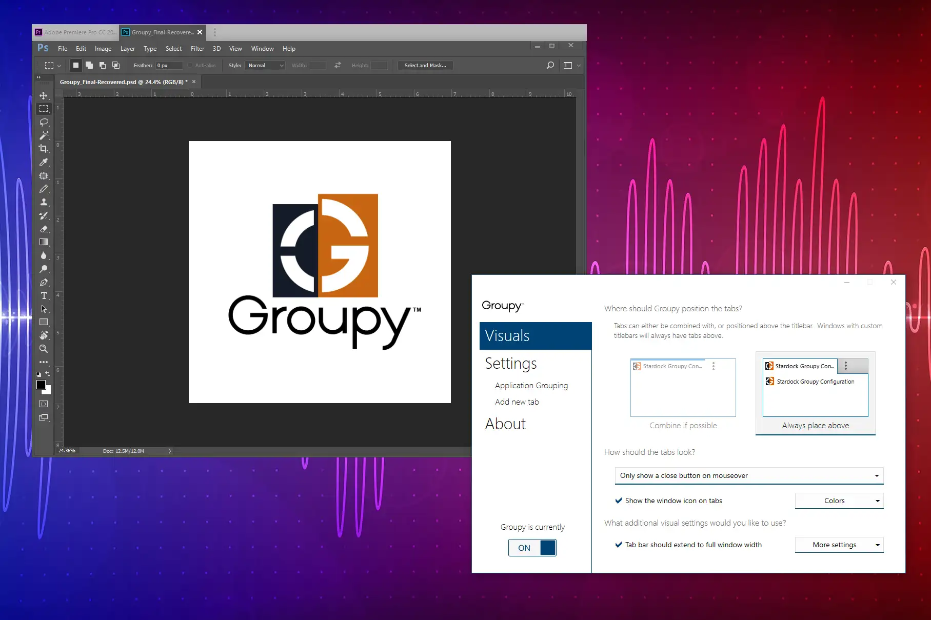 Groupy screenshot