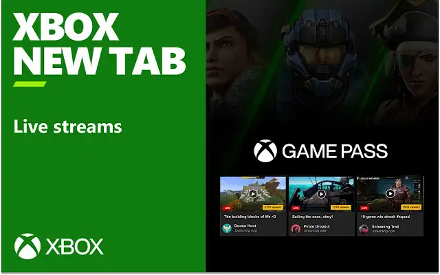Xbox New Tab screenshot
