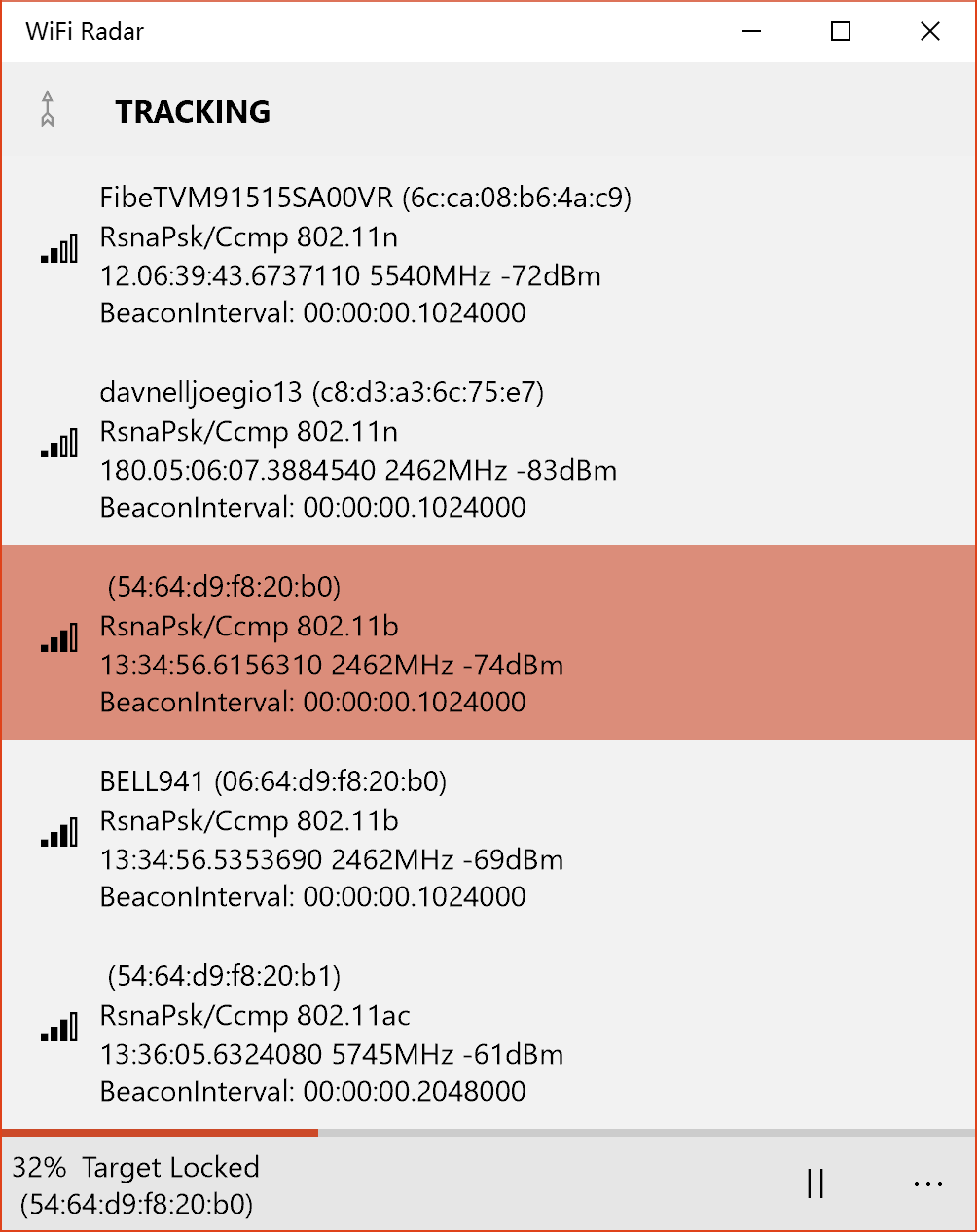 WiFi Radar Tracker screenshot 1