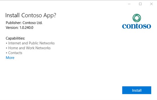 App Installer screenshot