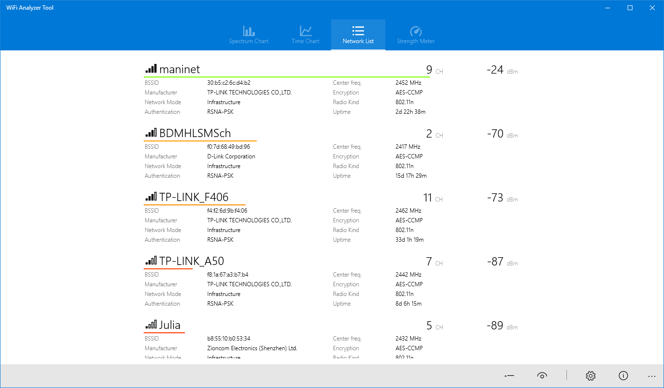 WiFi Analyzer Tool screenshot 5