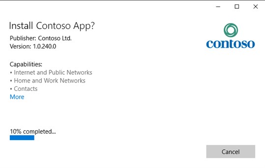 App Installer screenshot
