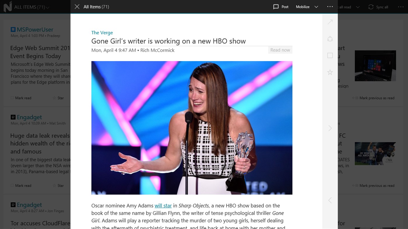 Nextgen Reader screenshot