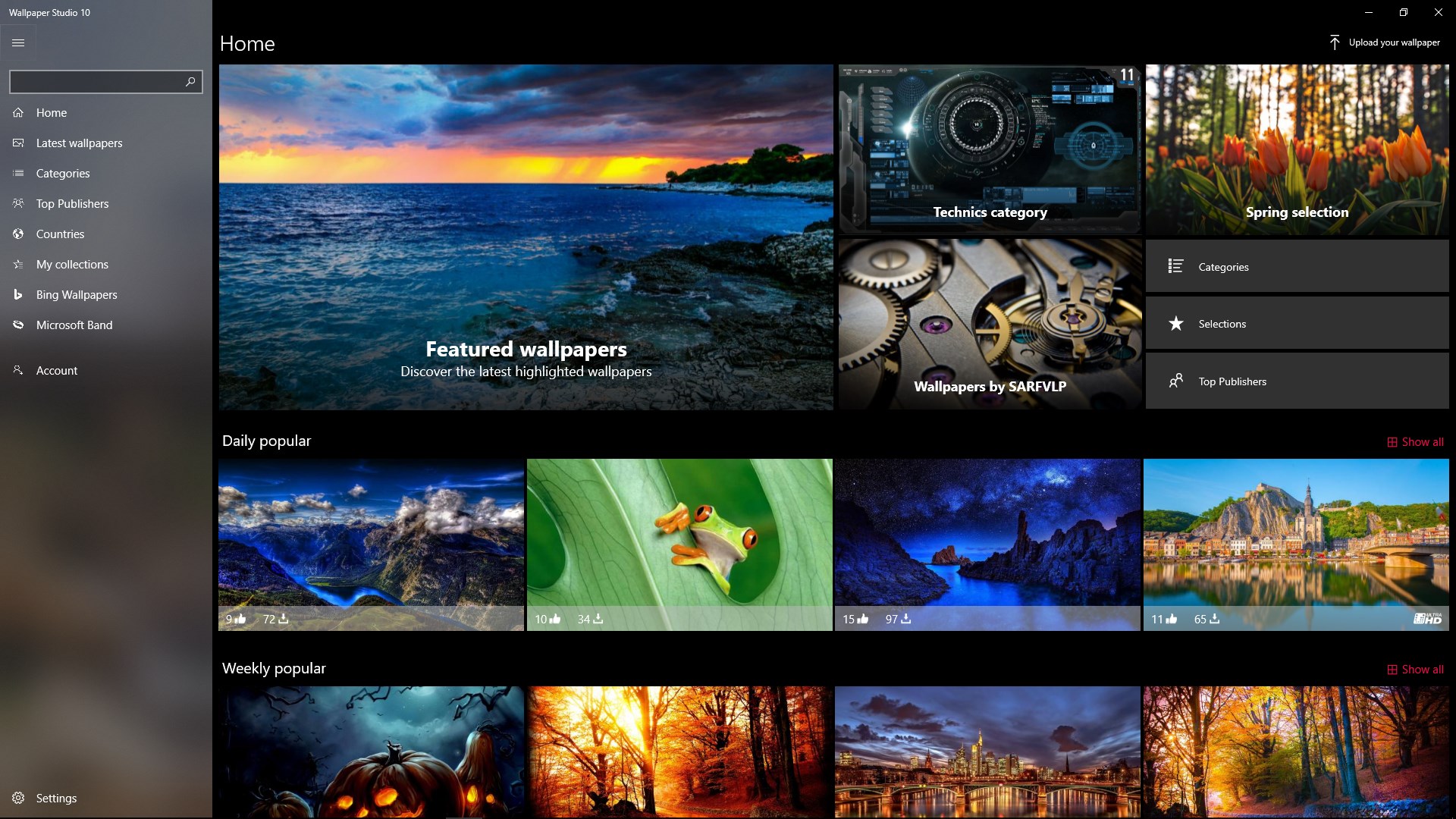 Wallpaper Studio 10 screenshot 1
