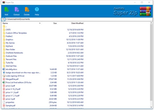 Super Zip - Free Rar, Zip & 7z Extractor screenshot