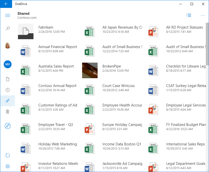 OneDrive screenshot