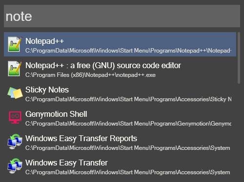 Wox - App and Program Launcher screenshot
